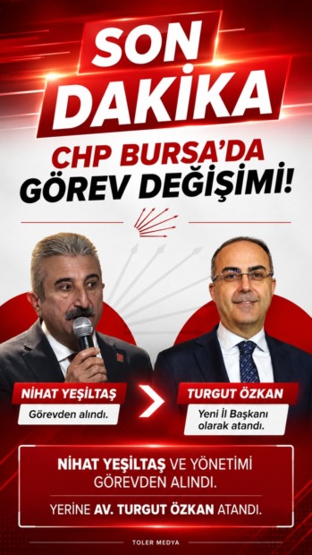 Bursa’da görev değişimi